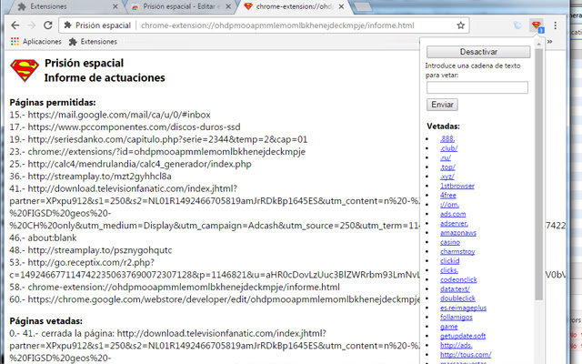 Prisión espacial from Chrome web store to be run with OffiDocs Chromium online Prisión espacial from Chrome web store to be run with OffiDocs Chromium online