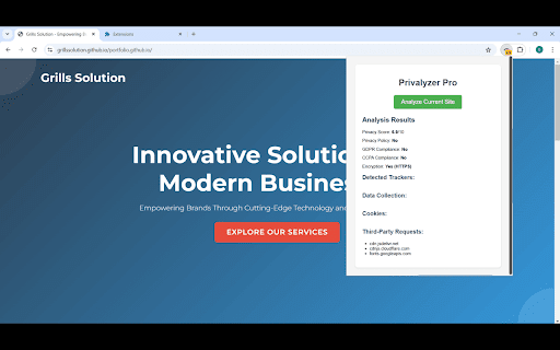 Privalyzer Pro from Chrome web store to be run with OffiDocs Chromium online Privalyzer Pro from Chrome web store to be run with OffiDocs Chromium online