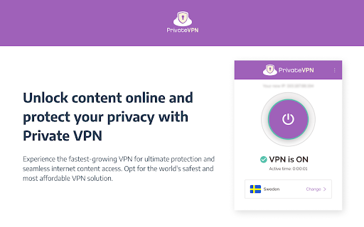 PrivateVPN from Chrome web store to be run with OffiDocs Chromium online PrivateVPN from Chrome web store to be run with OffiDocs Chromium online