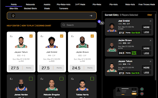 PrizePicks Optimizer: Powered by BPE from Chrome web store to be run with OffiDocs Chromium online PrizePicks Optimizer: Powered by BPE from Chrome web store to be run with OffiDocs Chromium online