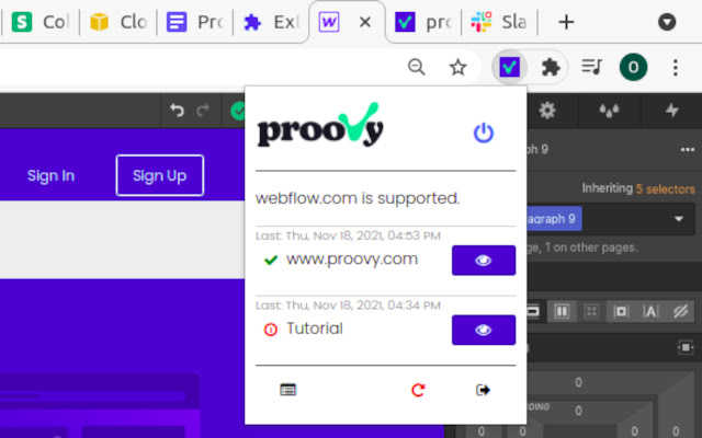 Proovy from Chrome web store to be run with OffiDocs Chromium online Proovy from Chrome web store to be run with OffiDocs Chromium online