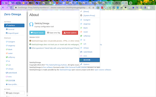 Proxy SwitchyOmega 3 (ZeroOmega) from Chrome web store to be run with OffiDocs Chromium online Proxy SwitchyOmega 3 (ZeroOmega) from Chrome web store to be run with OffiDocs Chromium online