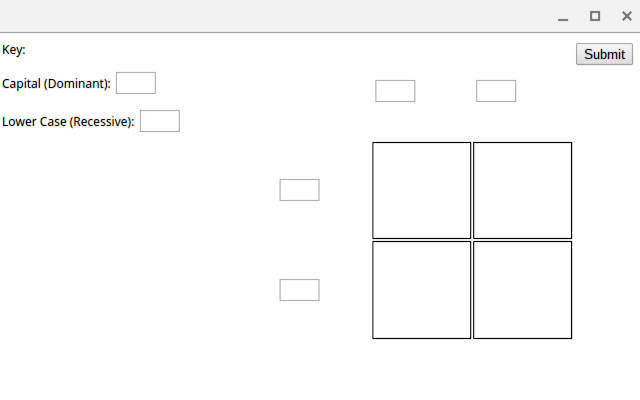 Punnett Generator from Chrome web store to be run with OffiDocs Chromium online Punnett Generator from Chrome web store to be run with OffiDocs Chromium online
