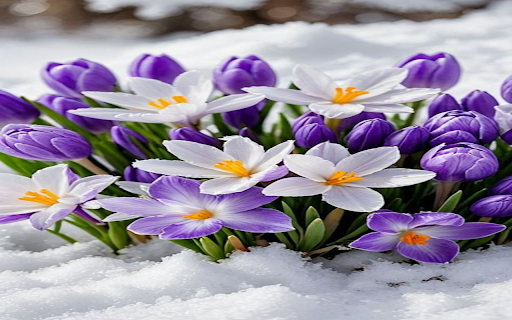 purple and white crocus flowers wallpaper from Chrome web store to be run with OffiDocs Chromium online purple and white crocus flowers wallpaper from Chrome web store to be run with OffiDocs Chromium online