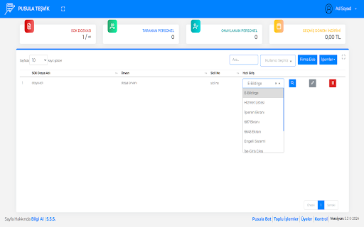 Pusula Teşvik SGK Hızlı Giriş Robotu from Chrome web store to be run with OffiDocs Chromium online Pusula Teşvik SGK Hızlı Giriş Robotu from Chrome web store to be run with OffiDocs Chromium online