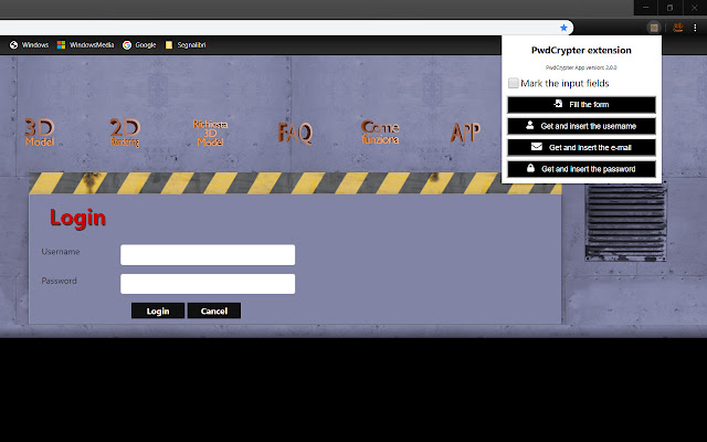 PwdCrypter from Chrome web store to be run with OffiDocs Chromium online PwdCrypter from Chrome web store to be run with OffiDocs Chromium online