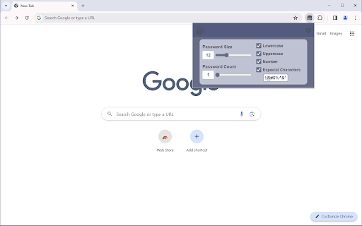 Pwd Generator from Chrome web store to be run with OffiDocs Chromium online Pwd Generator from Chrome web store to be run with OffiDocs Chromium online