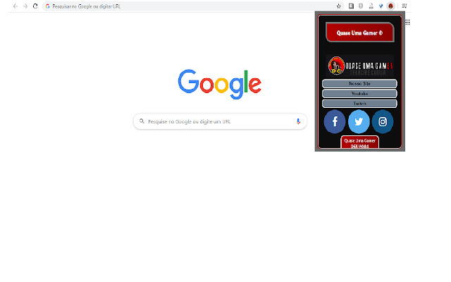 Quase Uma Gamer from Chrome web store to be run with OffiDocs Chromium online Quase Uma Gamer from Chrome web store to be run with OffiDocs Chromium online