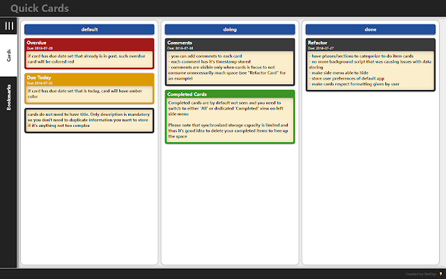 Quick Cards from Chrome web store to be run with OffiDocs Chromium online Quick Cards from Chrome web store to be run with OffiDocs Chromium online