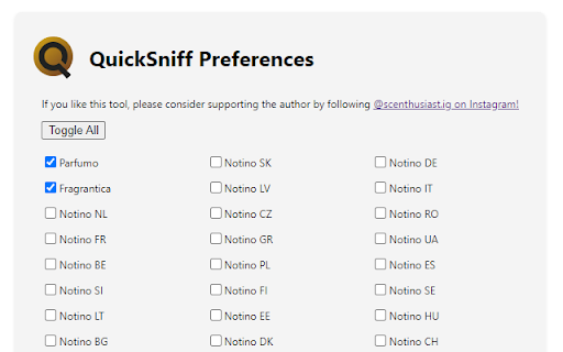 QuickSniff from Chrome web store to be run with OffiDocs Chromium online QuickSniff from Chrome web store to be run with OffiDocs Chromium online