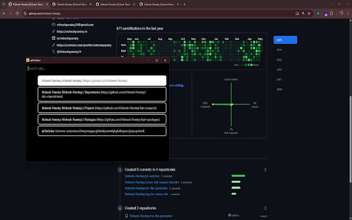 Quick Tab Switcher from Chrome web store to be run with OffiDocs Chromium online Quick Tab Switcher from Chrome web store to be run with OffiDocs Chromium online