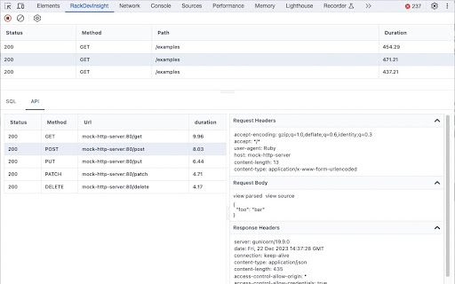 Rack Dev Insight from Chrome web store to be run with OffiDocs Chromium online Rack Dev Insight from Chrome web store to be run with OffiDocs Chromium online