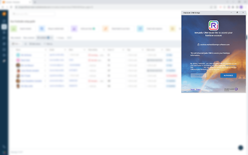 Rainbow CRM Bridge for Freshsales from Chrome web store to be run with OffiDocs Chromium online Rainbow CRM Bridge for Freshsales from Chrome web store to be run with OffiDocs Chromium online