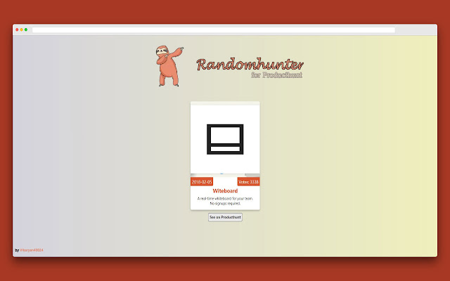 Randomhunter from Chrome web store to be run with OffiDocs Chromium online Randomhunter from Chrome web store to be run with OffiDocs Chromium online