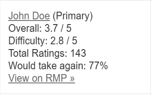Rate My Professor for UGA from Chrome web store to be run with OffiDocs Chromium online Rate My Professor for UGA from Chrome web store to be run with OffiDocs Chromium online