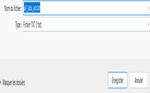 Récupérer URLs de tous les onglets from Chrome web store to be run with OffiDocs Chromium online Récupérer URLs de tous les onglets from Chrome web store to be run with OffiDocs Chromium online