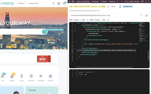 React code finder from Chrome web store to be run with OffiDocs Chromium online React code finder from Chrome web store to be run with OffiDocs Chromium online