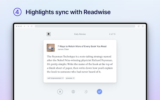 Readwise Highlighter from Chrome web store to be run with OffiDocs Chromium online Readwise Highlighter from Chrome web store to be run with OffiDocs Chromium online