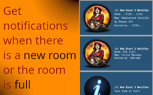 Red Alert 3 Notifier from Chrome web store to be run with OffiDocs Chromium online Red Alert 3 Notifier from Chrome web store to be run with OffiDocs Chromium online