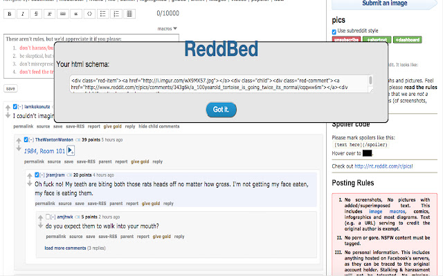 ReddBed from Chrome web store to be run with OffiDocs Chromium online ReddBed from Chrome web store to be run with OffiDocs Chromium online