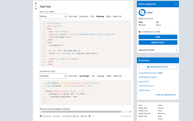 Reddit Code Highlight from Chrome web store to be run with OffiDocs Chromium online Reddit Code Highlight from Chrome web store to be run with OffiDocs Chromium online