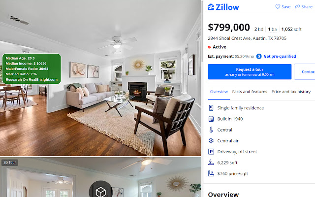 Redfin Zillow Sweetener from Chrome web store to be run with OffiDocs Chromium online Redfin Zillow Sweetener from Chrome web store to be run with OffiDocs Chromium online