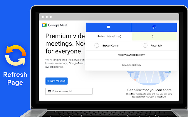 Refresh Page Auto reload page from Chrome web store to be run with OffiDocs Chromium online Refresh Page Auto reload page from Chrome web store to be run with OffiDocs Chromium online