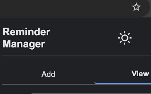 Reminder Manager from Chrome web store to be run with OffiDocs Chromium online Reminder Manager from Chrome web store to be run with OffiDocs Chromium online