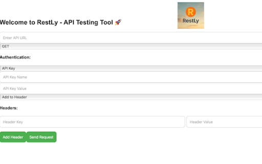 RestLy API Tester from Chrome web store to be run with OffiDocs Chromium online RestLy API Tester from Chrome web store to be run with OffiDocs Chromium online