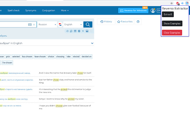 Reverso Extractor from Chrome web store to be run with OffiDocs Chromium online Reverso Extractor from Chrome web store to be run with OffiDocs Chromium online