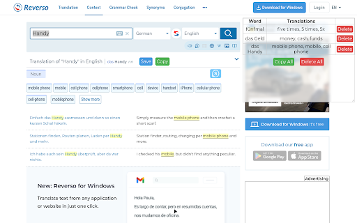 Reverso Translation Saver from Chrome web store to be run with OffiDocs Chromium online Reverso Translation Saver from Chrome web store to be run with OffiDocs Chromium online