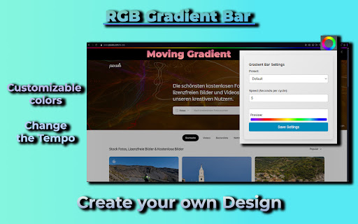 RGB Gradient Bar from Chrome web store to be run with OffiDocs Chromium online RGB Gradient Bar from Chrome web store to be run with OffiDocs Chromium online