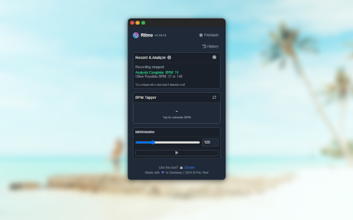 Ritmo Smart Audio Toolkit from Chrome web store to be run with OffiDocs Chromium online Ritmo Smart Audio Toolkit from Chrome web store to be run with OffiDocs Chromium online