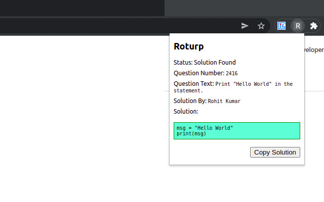 Roturp from Chrome web store to be run with OffiDocs Chromium online Roturp from Chrome web store to be run with OffiDocs Chromium online