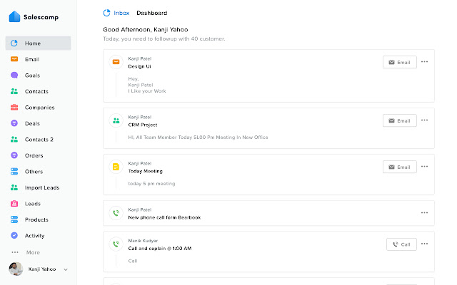 Salescamp from Chrome web store to be run with OffiDocs Chromium online Salescamp from Chrome web store to be run with OffiDocs Chromium online