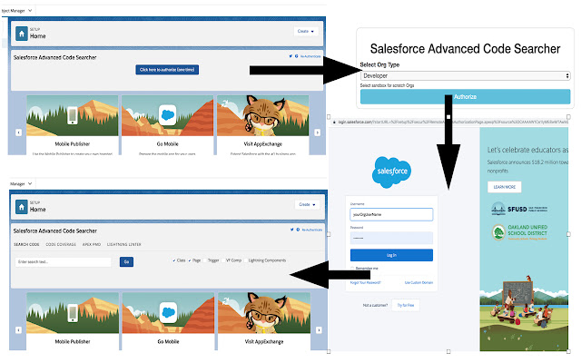 Salesforce advanced Code searcher from Chrome web store to be run with OffiDocs Chromium online Salesforce advanced Code searcher from Chrome web store to be run with OffiDocs Chromium online