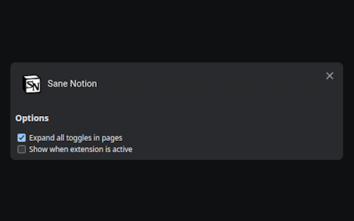 Sane Notion from Chrome web store to be run with OffiDocs Chromium online Sane Notion from Chrome web store to be run with OffiDocs Chromium online