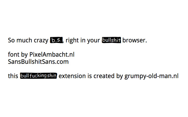 SansBullshitSans Button from Chrome web store to be run with OffiDocs Chromium online SansBullshitSans Button from Chrome web store to be run with OffiDocs Chromium online
