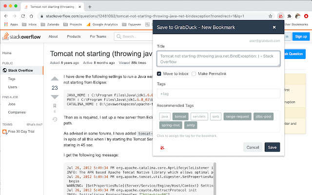 Save to GrabDuck from Chrome web store to be run with OffiDocs Chromium online Save to GrabDuck from Chrome web store to be run with OffiDocs Chromium online