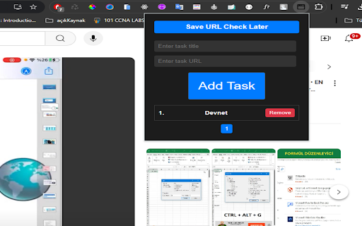 Save URL Check Later from Chrome web store to be run with OffiDocs Chromium online Save URL Check Later from Chrome web store to be run with OffiDocs Chromium online