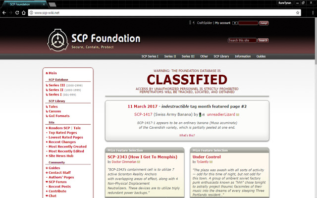 SCP Wiki Tools from Chrome web store to be run with OffiDocs Chromium online SCP Wiki Tools from Chrome web store to be run with OffiDocs Chromium online