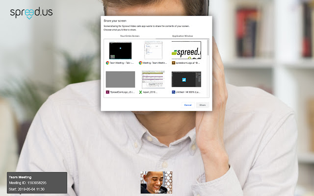 Screensharing for Spreed from Chrome web store to be run with OffiDocs Chromium online Screensharing for Spreed from Chrome web store to be run with OffiDocs Chromium online