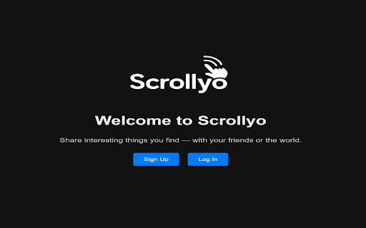 Scrollyo from Chrome web store to be run with OffiDocs Chromium online Scrollyo from Chrome web store to be run with OffiDocs Chromium online