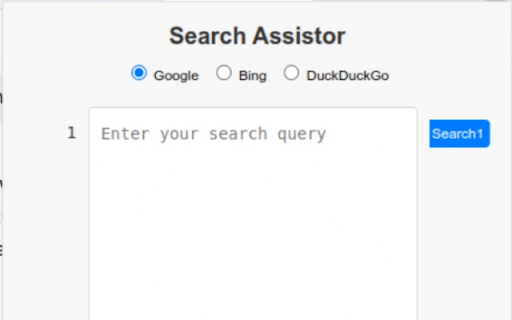 Search Assistor from Chrome web store to be run with OffiDocs Chromium online Search Assistor from Chrome web store to be run with OffiDocs Chromium online