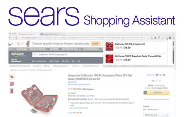 Sears Shopping Assistant from Chrome web store to be run with OffiDocs Chromium online Sears Shopping Assistant from Chrome web store to be run with OffiDocs Chromium online