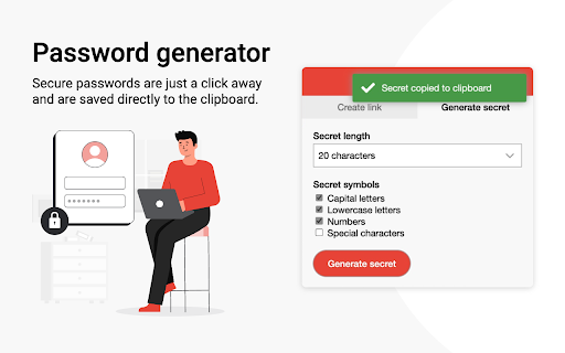 Secret Sharer from Chrome web store to be run with OffiDocs Chromium online Secret Sharer from Chrome web store to be run with OffiDocs Chromium online