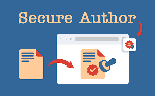 SecureAuthor from Chrome web store to be run with OffiDocs Chromium online SecureAuthor from Chrome web store to be run with OffiDocs Chromium online