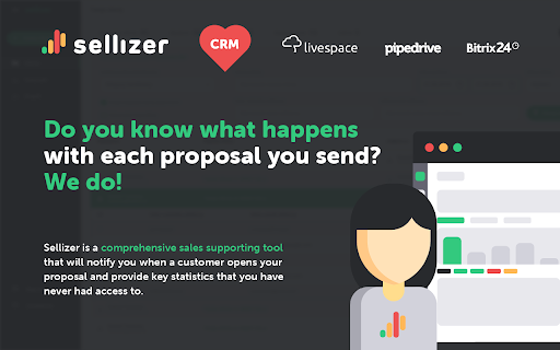 Sellizer for CRM from Chrome web store to be run with OffiDocs Chromium online Sellizer for CRM from Chrome web store to be run with OffiDocs Chromium online