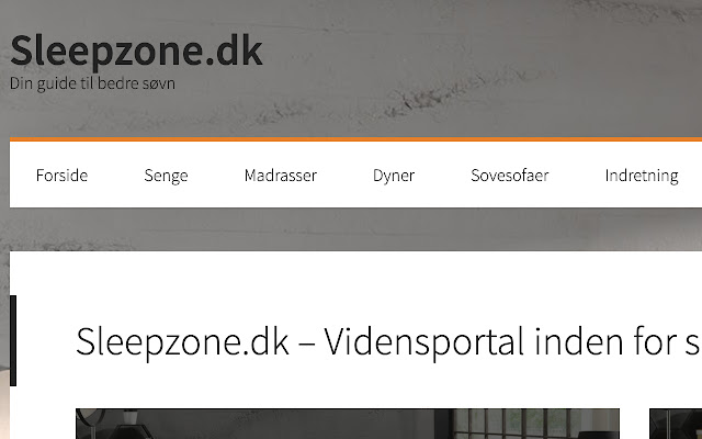 Senge test Sleepzone.dk from Chrome web store to be run with OffiDocs Chromium online Senge test Sleepzone.dk from Chrome web store to be run with OffiDocs Chromium online