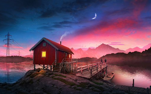 Serenity by the Lakeside Cabin from Chrome web store to be run with OffiDocs Chromium online Serenity by the Lakeside Cabin from Chrome web store to be run with OffiDocs Chromium online